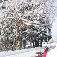 １１月２０日秋田県美郷町「兎農園」雪景色写真集